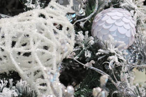 Vista Perto Uma Textura Detalhe Natal — Fotografia de Stock