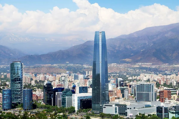 Santiago Chile Chile Paisaje Urbano — Foto de Stock