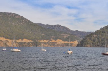 Lacar Gölü San Martin de Los Andes, Neuquen Eyaleti, Arjantin
