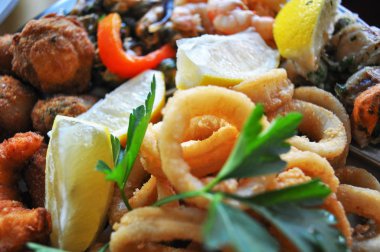 Kızarmış dquid çanak görünümü