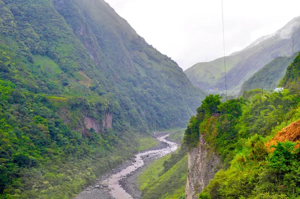 Fiume Banos Agua Santa Ecuador — Foto Stock