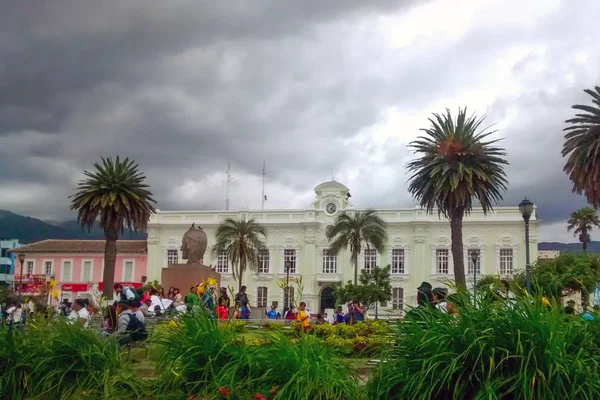 Otavalo Hauptplatz Ecuador — Stockfoto