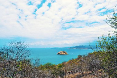 Parque Nacional Machalilla 'daki Los Frailes plajı, Puerto Lopez, Ekvador
