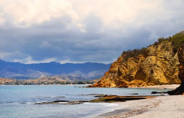 Parque Nacional Machalilla 'daki Los Frailes plajı, Puerto Lopez, Ekvador