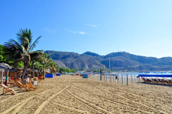 Tropischer Strand Puerto Lopez Ecuador — Stockfoto