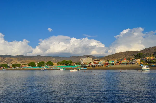 Puerto Lopez Sahil Ecuador — Stok fotoğraf