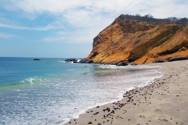 Пляж Лос Фелилес Parque Nacional Machalilla Пуэрто Лопес Эквадор — стоковое фото