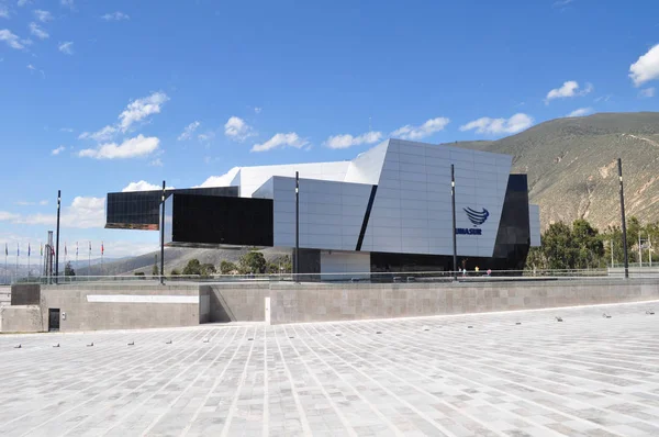 Quito Ecuador Marzo 2015 Moderno Edificio Que Ubica Unasur Una — Foto de Stock
