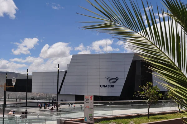 Quito Ecuador Marzo 2015 Moderno Edificio Que Ubica Unasur Una —  Fotos de Stock