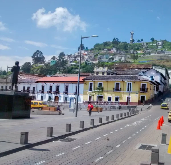 Panecillo Maagd Van Quito Ecuador — Stockfoto