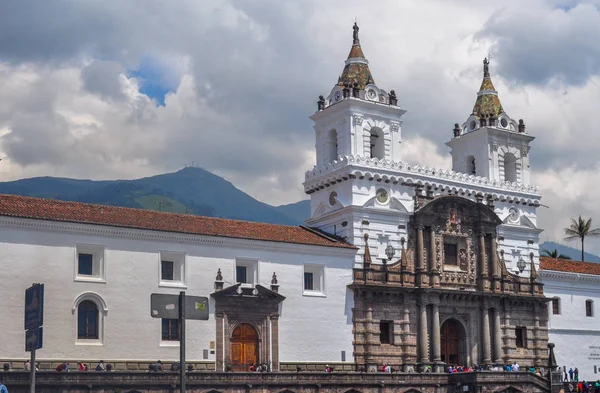 San Francisco Kirche Quito Ecuador — Stockfoto