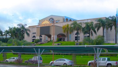 Victoria, Entre Rios, Arjantin-18 Ağustos: Victoria Entre Rios Victoria şehir Casino genel görünümü. Casino Victoria şehrin ana atraction olduğunu