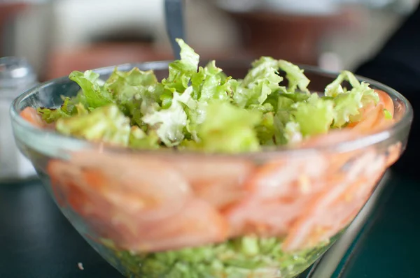 Letucce Domates Salatası — Stok fotoğraf
