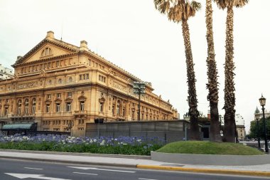 Colon Tiyatrosu cephe 9 de julio Caddesi buenos aires, Arjantin