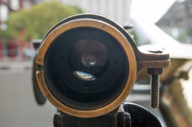 Bir Vintage teleskop yakın