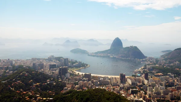 Skyline Des Rio Janeiro Blick Vom Corcovado — Stockfoto