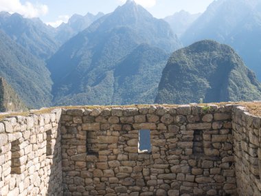 Machu Picchu harabeleri, Peru, üç Windows Tapınağı