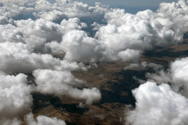 Letecký Pohled Mračna Nad Andes Hor Cusco Peru — Stock fotografie