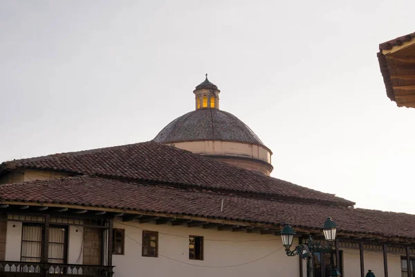 Blick Auf Die Kuppel Der Kathedrale Von Cusco Peru — Stockfoto