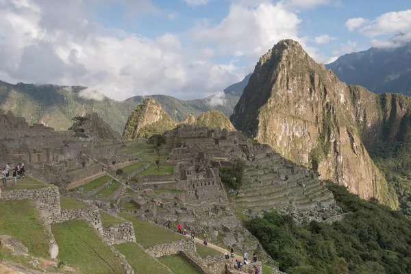 Machu Picchu Antica Città Inca Nelle Ande Cusco Perù — Foto Stock