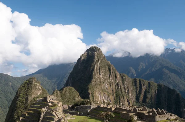 Machu Picchu Antica Città Inca Nelle Ande Cusco Perù — Foto Stock