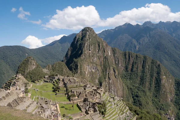 Machu Picchu Antica Città Inca Nelle Ande Cusco — Foto Stock