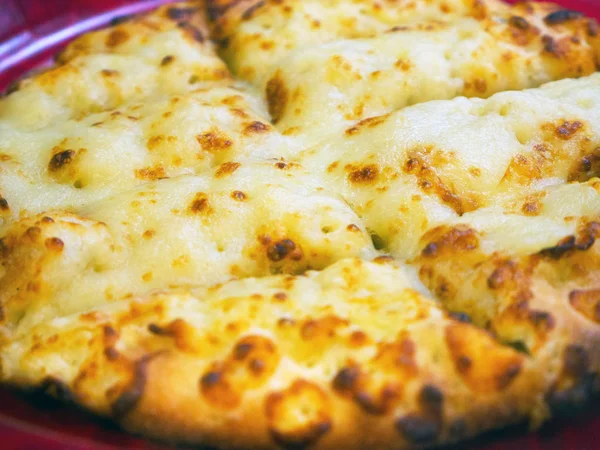 Pizza Brânză Unică — Fotografie, imagine de stoc