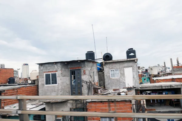 Buenos Aires Dezembro Vista Das Favelas Buenos Aires Chamada Villa — Fotografia de Stock