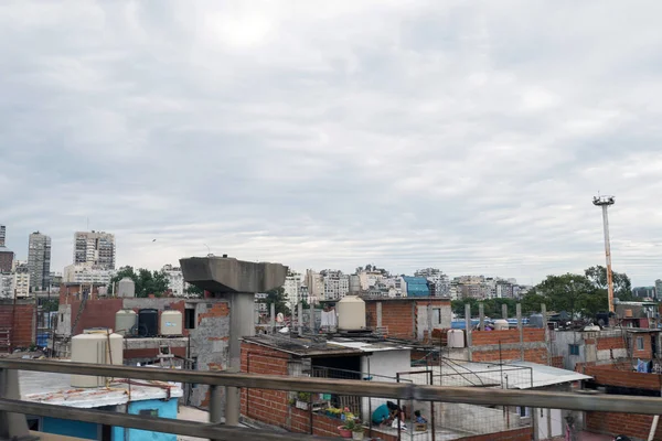 Buenos Aires Dezembro Vista Das Favelas Buenos Aires Chamada Villa — Fotografia de Stock