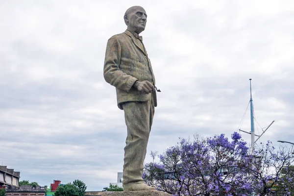 Benito Quinquela Martin Monumento Quartiere Boca — Foto Stock