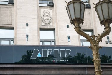 Buenos Aires, Arjantin - Aralık 02: Federal Yönetim genel gelir, Afip Buenos Aires, Arjantin genel görünümü