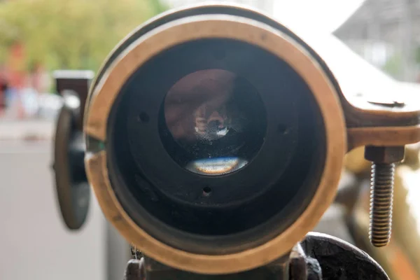빈티지 망원경의 — 스톡 사진