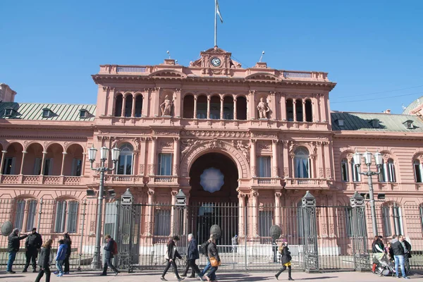 Buenos Aires Argentinien Juli 2017 Casa Rosada Rosa Haus Buenos — Stockfoto