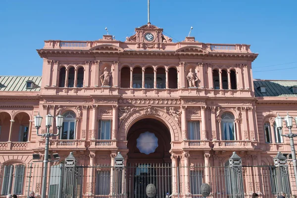 Рожевий Будинок Офіційний Президента Аргентини — стокове фото
