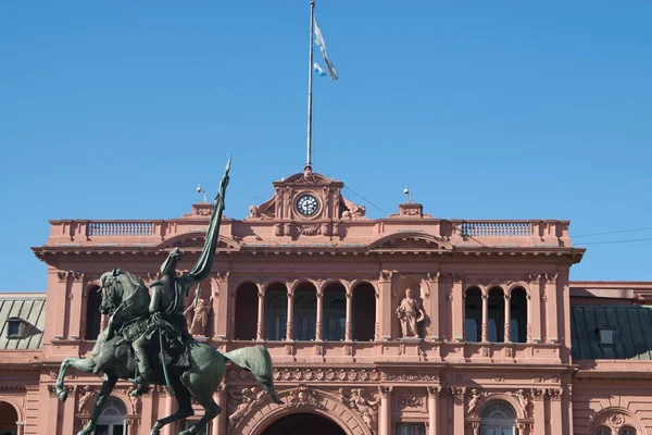 Rosa Haus Offizielles Haus Des Argentinischen Präsidenten — Stockfoto