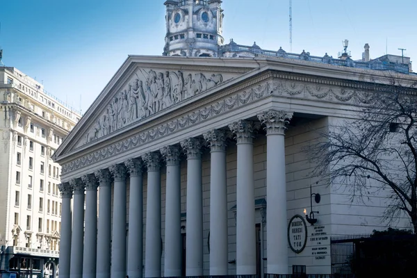 Fassade Der Kathedrale Von Buenos Aires — Stockfoto