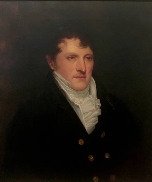 Buenos Aires, Arjantin - 01 Kasım 2017: Manuel Belgrano Procer Cabildo Müzesi Buenos Aires, Arjantin eski boya