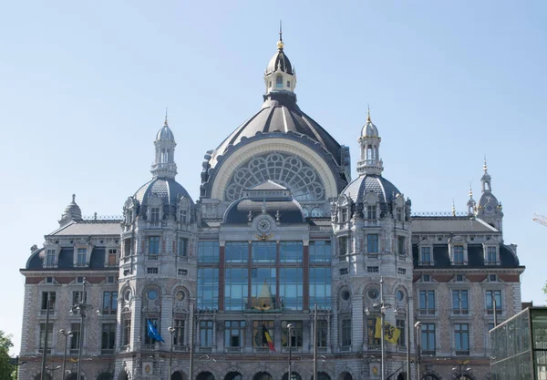 Estación Central Tren Antwerpen Centraal Amberes Bélgica —  Fotos de Stock