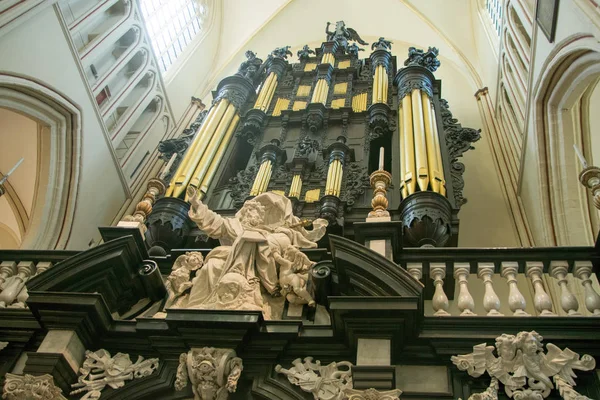 Saint Salvator Cathedral Bruges Belgium Cathedral Dedicated Verrezen Zaligmaker Saint — Stock Photo, Image