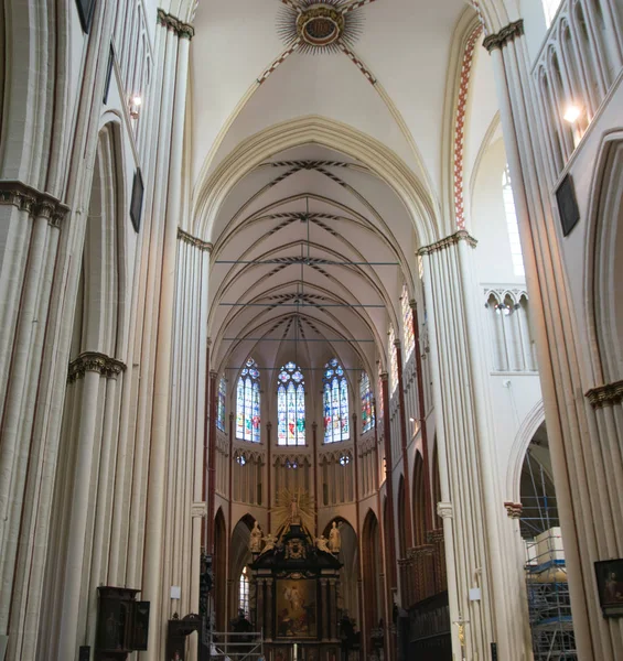 Saint Salvator Cathedral Bruges Belgium Cathedral Dedicated Verrezen Zaligmaker Saint — Stock Photo, Image