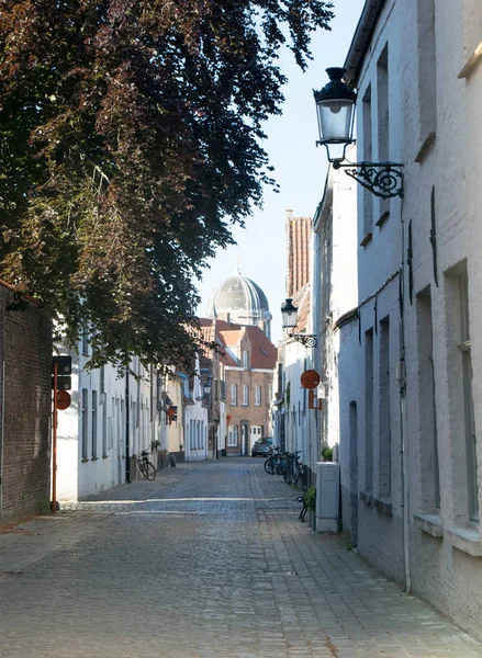Vistas Calle Brujas Bélgica —  Fotos de Stock