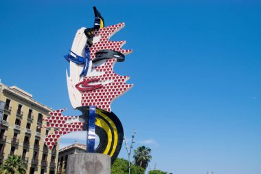 Barcelona, İspanya - 07 Haziran 2017: Barcelona kafa veya El Cap de Barcelona