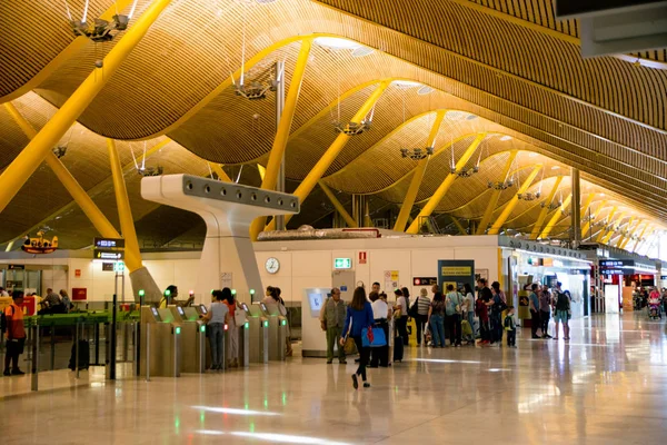 Madrid Spanien Juni 2017 Den Adolfo Suarez Madrid Barajas Flygplats — Stockfoto