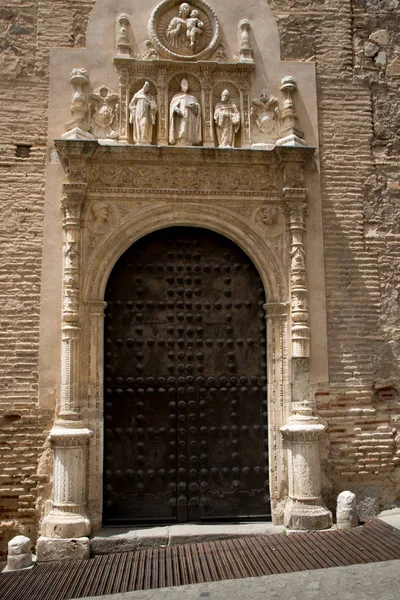 Ancient Medieval Door Toledo Spain — Stock Photo, Image