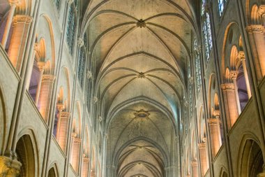 iç Gotik Kilisesi, notre dame, paris, Fransa
