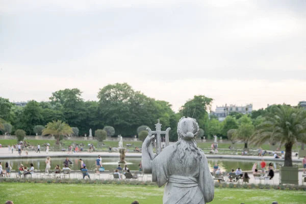 Paris Fransa Haziran 2017 Nsanlar Günü Lüksemburg Bahçesi Paris Zevk — Stok fotoğraf