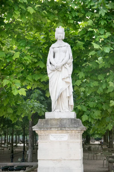 Estátua Margarida Provença Nos Jardins Luxemburgo Paris França — Fotografia de Stock