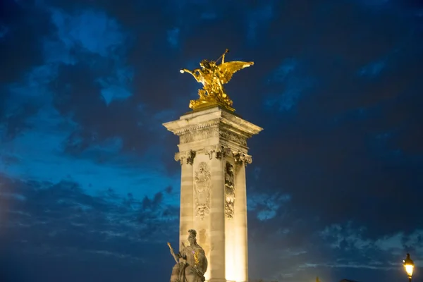 Puente Alexandre Iii París Francia — Foto de Stock