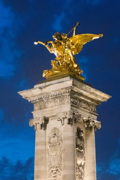 Alexandre Iii Brücke Paris Frankreich — Stockfoto