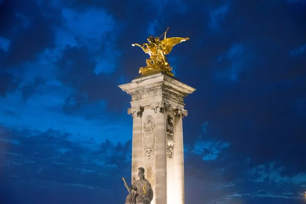 Alexandre Iii Most Paříži Francie — Stock fotografie